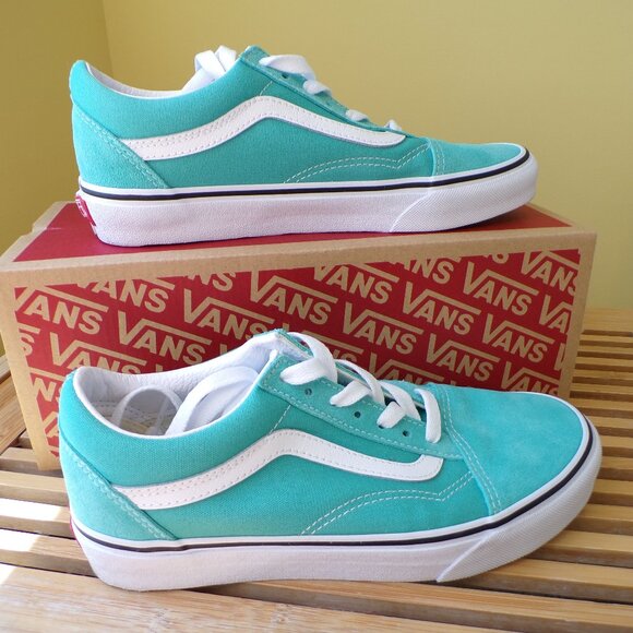 Vans Unisex Shoes Old Skool Waterfall / True White Color Womens Size 7 - Picture 1 of 10